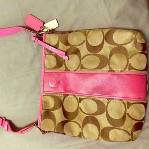 Pink Coach Crossbody!